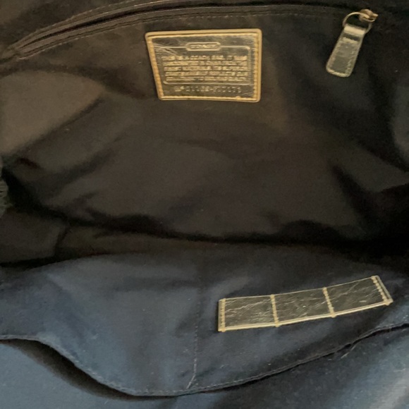 Coach Denim/Silver Backpack - Picture 6 of 11